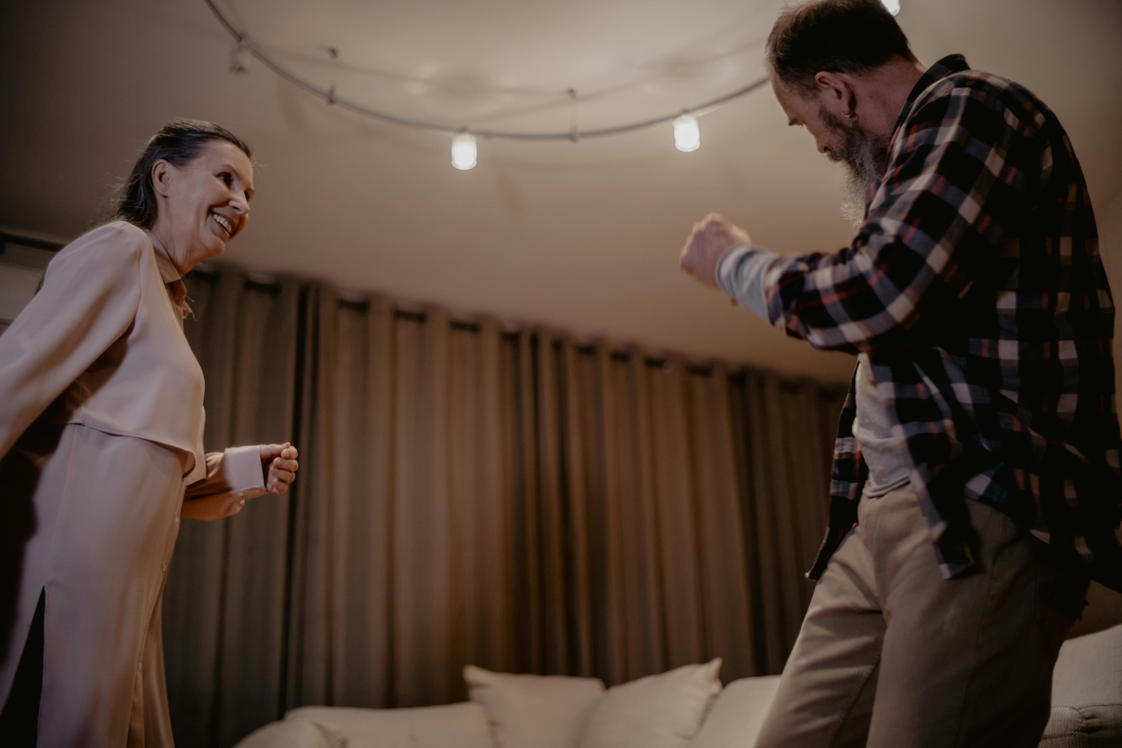Couple dancing together